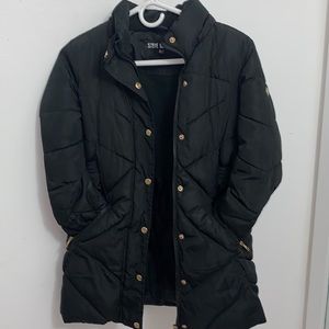 Black puffer jacket